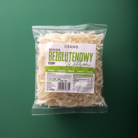 Makaron ryżowy bezglutenowy wstążki