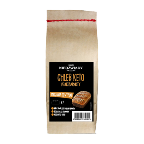 Chleb keto - pełnoziarnisty